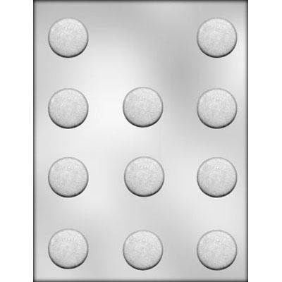 ROUND MINT Chocolate Candy Mold -- Patty Pieces Peppermint Craft Supply