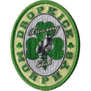 DROPKICK MURPHYS Boxing Club Band Patch - Embroidered Rock Band Patch Applique Craft Supply