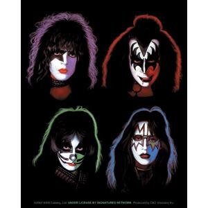 KISS 4 Heads Sticker Decal - Rock Band Logo Craft Supply