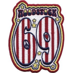 WOODSTOCK 69 Patch - Woodstock Summer of Love 1969 - Hippie Retro Music Embroidered Patch Applique Craft Supply