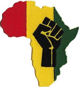 RASTA Africa Fist Rastafari Reggae - Embroidered Patch Applique Rasta Lion Craft Supply