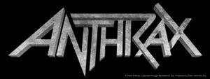 ANTHRAX Stone Logo Sticker Decal - Rock Band Craft Supply