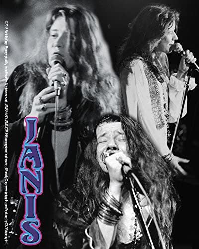 JANIS JOPLIN Collage Sticker Decal - Rock Band Craft Supply