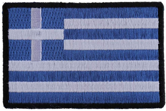 GREEK FLAG GREECE Patch - Country Flag Greece Embroidered Patch