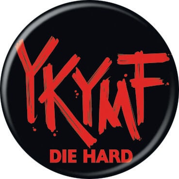 DIE HARD Yippe Ki Yay YKYMF Pinback Button Badge - Movie Bruce Willis John McClane Christmas - Round 1.25" Button Craft Supply