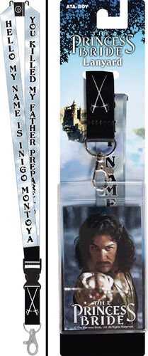 PRINCESS BRIDE Reversible Lanyard with Detachable Buckle and ID Holder - Inigo Montoya Tv Series Movie Classic!