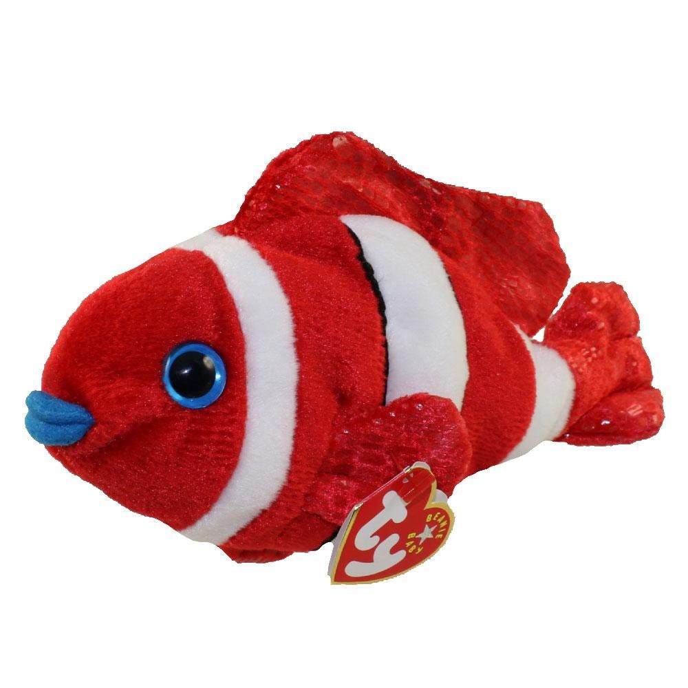 JESTER The Clown Fish Ty Beanie Baby Retired Beanbag Plush - New with Tags Vintage 1990s