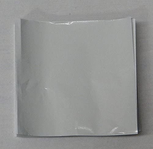 WHITE Foil Wrappers for Chocolate Candy - 125/pkg Craft Supply