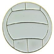 VOLLYBALL Lapel Pin - Beach Sports Enamel Pin for Backpack Tie Shirt Trading Button Pinback Craft Supply