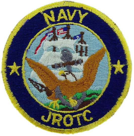 Navy ROTC Embroidered Patch Applique - United States Navy Military USN Craft Supply