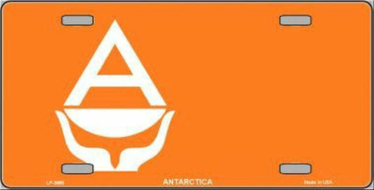 ANTARCTICA FLAG Metal License Plate Sign Novelty Vanity