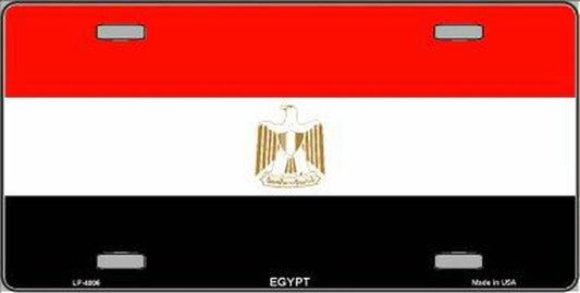 EGYPT FLAG Metal License Plate Sign Novelty Vanity