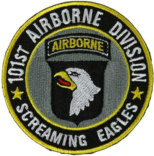 101st AIRBORNE SCREAMING EAGLES Embroidered Patch - United States Army Airborne Division Infantry