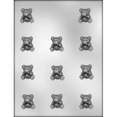 BEAR Pieces 1-1/8" Chocolate Candy Mold -- Teddy Bear Craft Supply