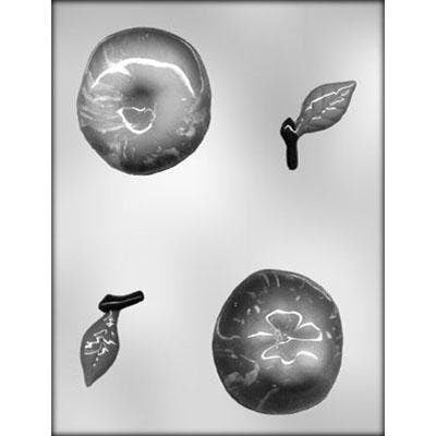 LARGE APPLE 3D Chocolate Candy Mold -- Apples Tree Leaves Leaf