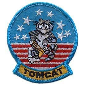 U.S. NAVY Grumman F-14 Tomcat Embroidered Patch Applique - USN Seals United States Military Craft Supply