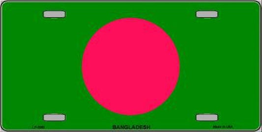 BANGLADESH FLAG Metal License Plate Sign Novelty Vanity