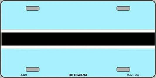 BOTSWANA FLAG Metal License Plate Sign Novelty Vanity