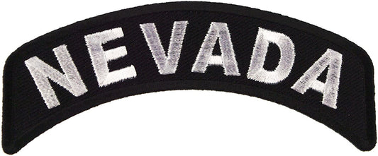 NEVADA STATE Rocker Biker Motorcycle Embroidered Patch
