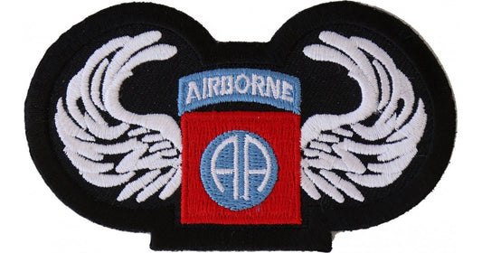 82nd Airborne Division U.S. Army Wings Patch - Air Assault United States Army Airborne Division Paratroopers Craft Supply