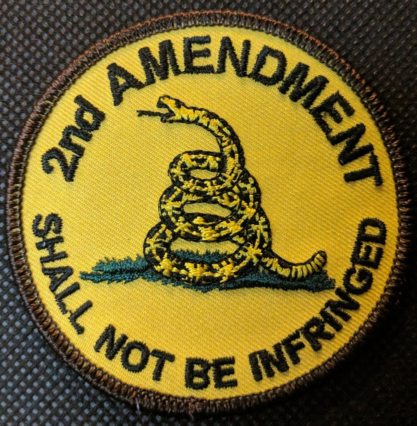 2nd Amendment Shall Not Be Infringed Patch - Embroidered Iron on Patch Craft Supply
