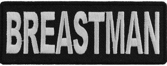 Breastman Patch - Funny Embroidered Patch Appliqué
