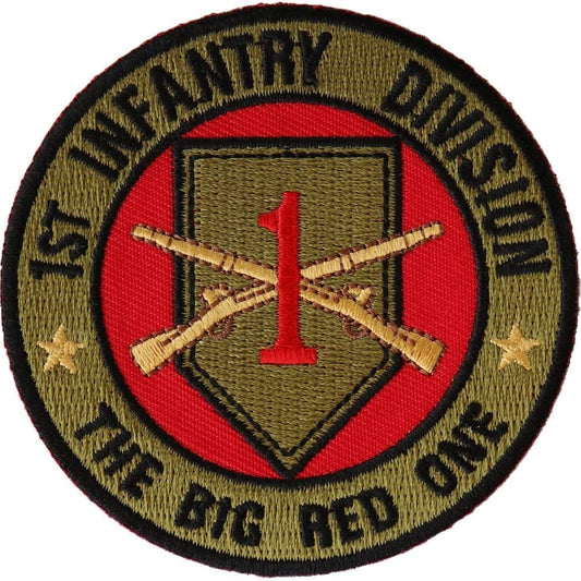 1ST ARMY INFANTRY DIVISION The Big Red One Embroidered Patch Military