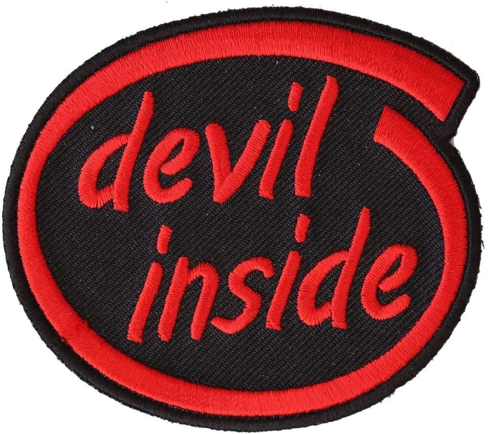 Devil Inside Patch - Biker Embroidered Patch