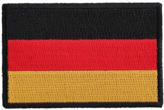 GERMAN Flag Patch - Germany Country Flag Embroidered Patch Appliqué