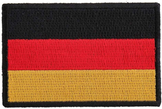 GERMAN Flag Patch - Germany Country Flag Embroidered Patch Appliqué Craft Supply