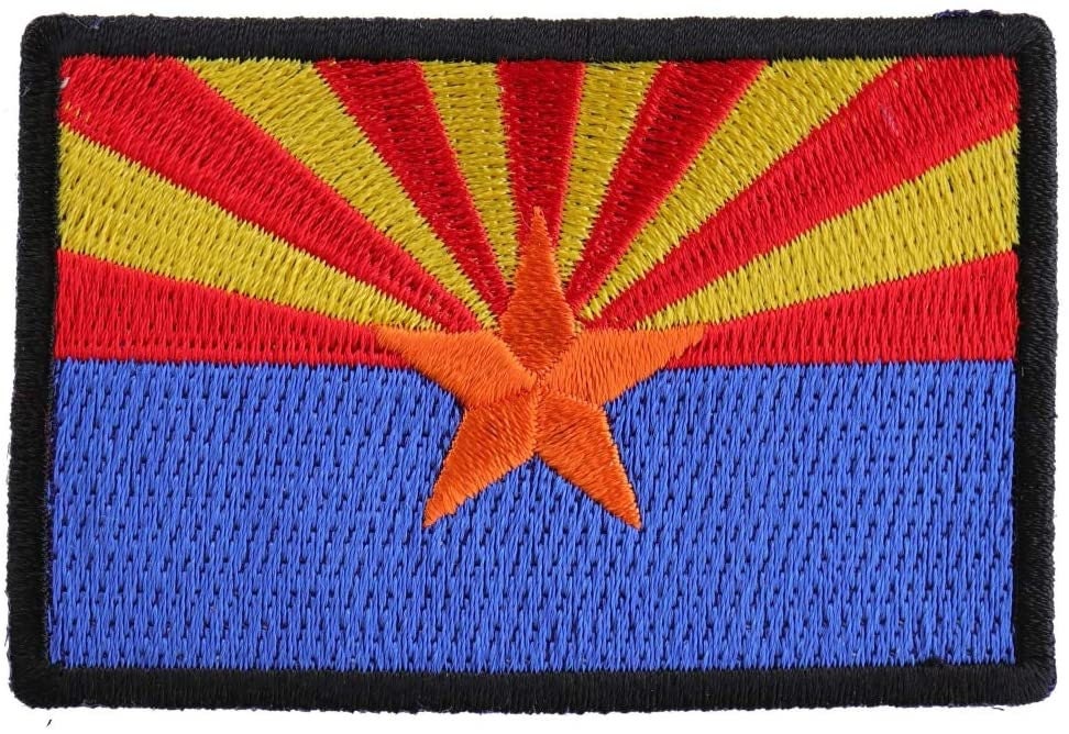 ARIZONA State Flag Patch - Embroidered Patch Appliqué