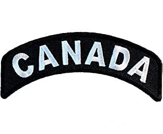 CANADA Rocker Biker Motorcycle Embroidered Patch