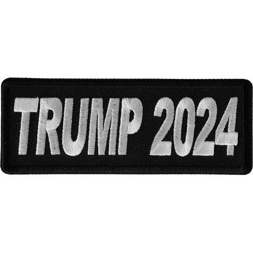 TRUMP 2024 Patch - Embroidered Motorcycle Biker Patch Appliqué Craft Supply