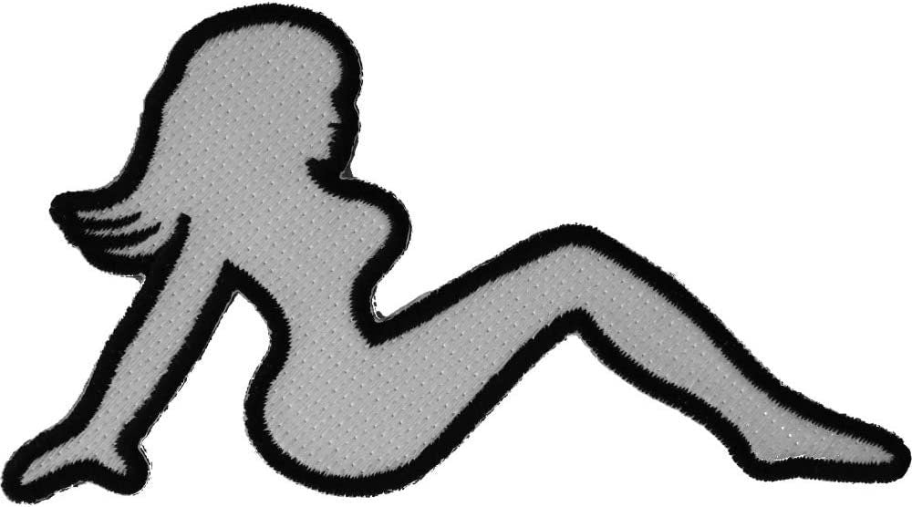 MUDFLAP GIRL Patch - Facing Right Embroidered Patch Appliqué