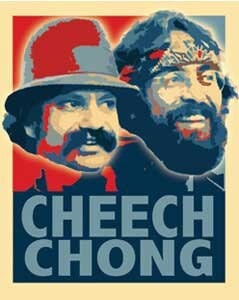 CHEECH CHONG Retro Sticker Decal - Funny