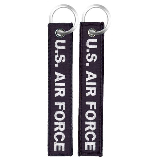U.S. Air Force Keychain - United States Air Force Embroidered Key Ring Keyfob USAF Craft Supply