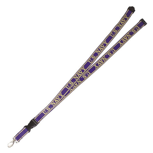 U.S. Navy Lanyard W/detachable Buckle - United States Navy Keychain Lanyard USN Keyring Keyfob