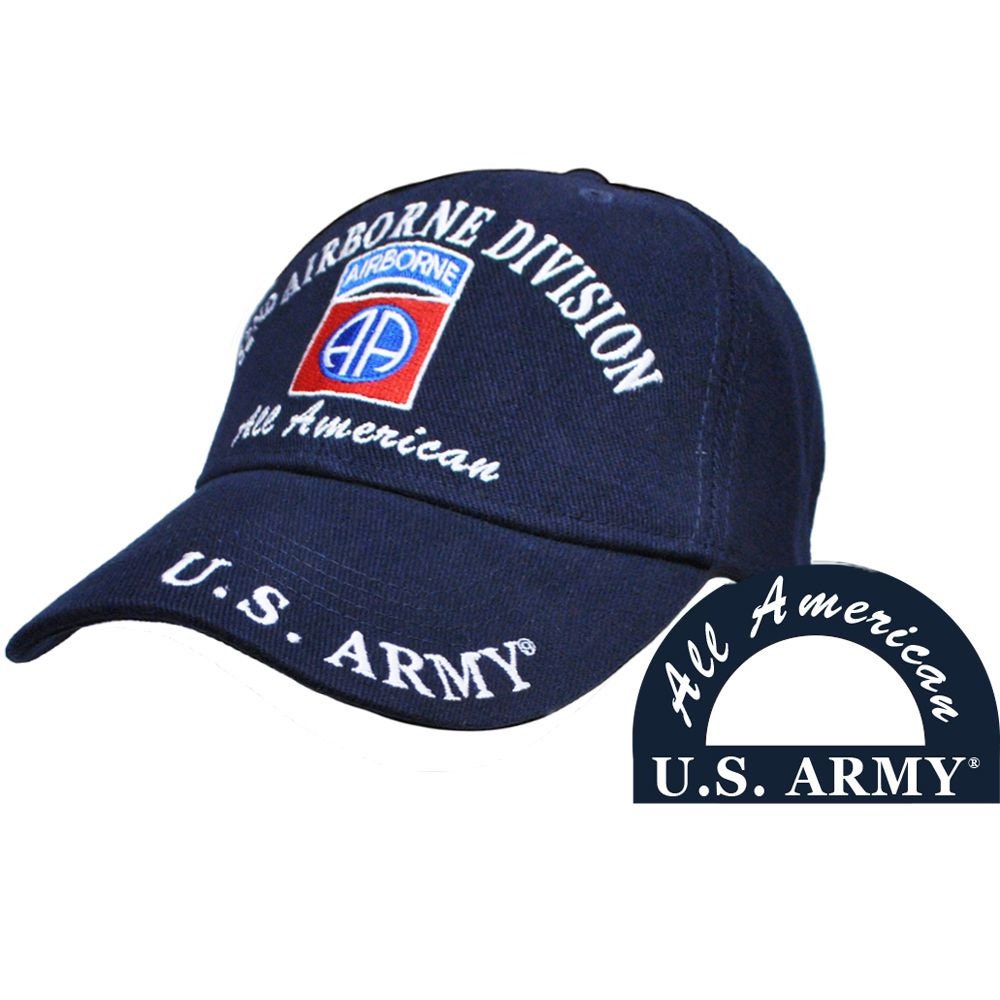 Army 82nd Airborne Division Embroidered Cap Hat - United States Army All American