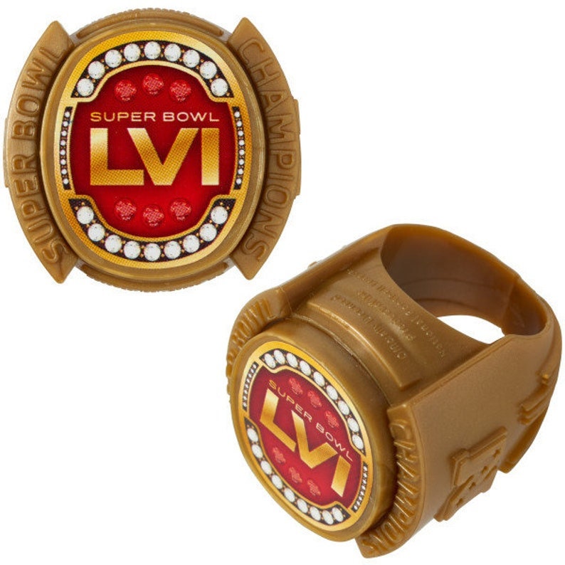 12 SUPER BOWL 56 LVI Cupcake Rings Nfl Cake Toppers for Superbowl Party Decoration