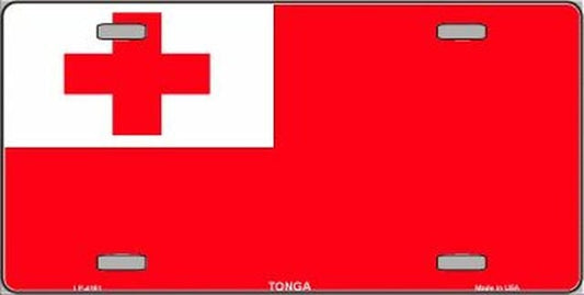 TONGA Flag Metal License Plate Sign Novelty Vanity Tonga Islands Craft Supply