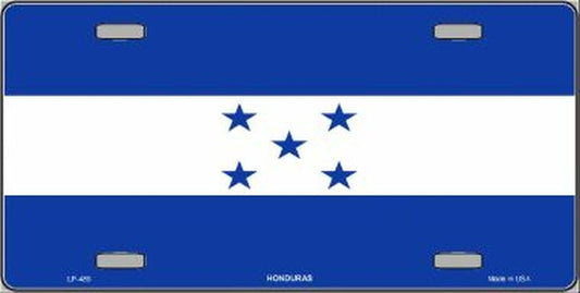 HONDURAS Flag Metal License Plate Sign Novelty Vanity Hondurans