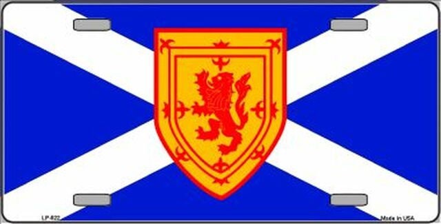 SCOTLAND St Andrews Flag Metal License Plate Sign Novelty Vanity Scottish