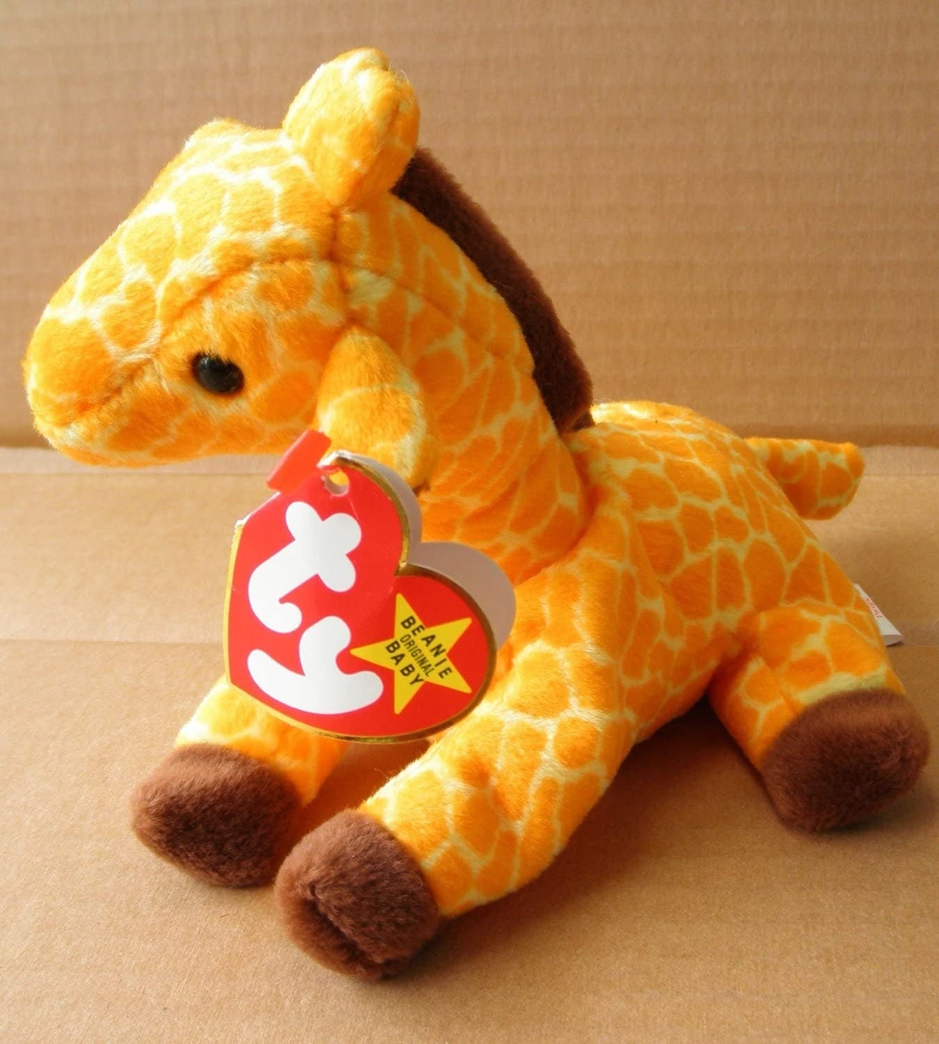 TWIGS The Giraffe Ty Beanie Baby Retired Beanbag Plush - New with Tags Vintage 1990s