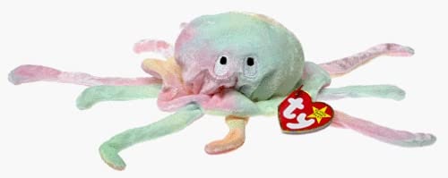 GOOCHY The Jellyfish Ty Beanie Baby Retired Beanbag Plush - New with Tags
