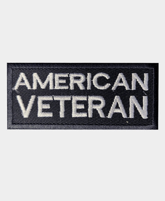 AMERICAN VETERAN Patch - Military Veteran Vet United States Embroidered Patch