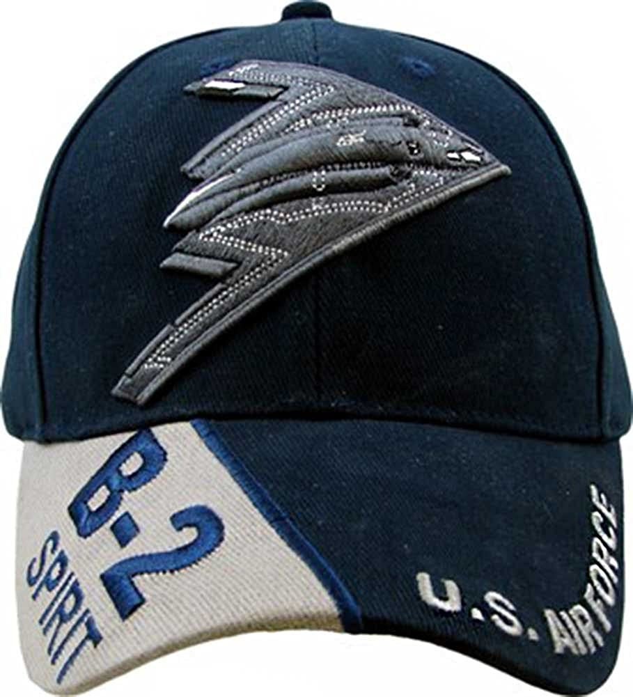 Air Force B-2 Spirit Embroidered Cap Hat - United States Air Force USAF Military Northrop Grumman Stealth Aircraft Craft Supply