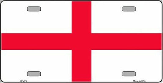 ENGLAND Flag Metal License Plate Sign Novelty Vanity English Craft Supply