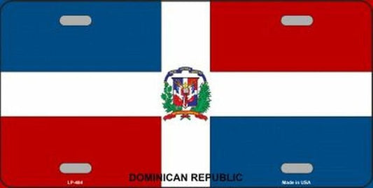 DOMINICAN REPUBLIC Flag Metal License Plate Sign Novelty Vanity Craft Supply
