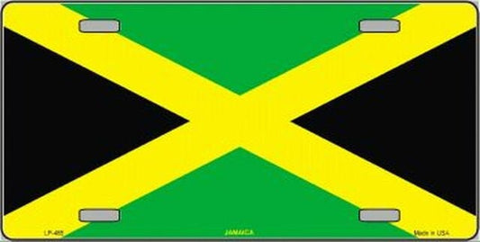 JAMAICA Flag Metal License Plate Sign Novelty Vanity Jamaican