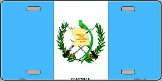 GUATEMALA Flag Metal License Plate Sign Novelty Vanity Guatemalan